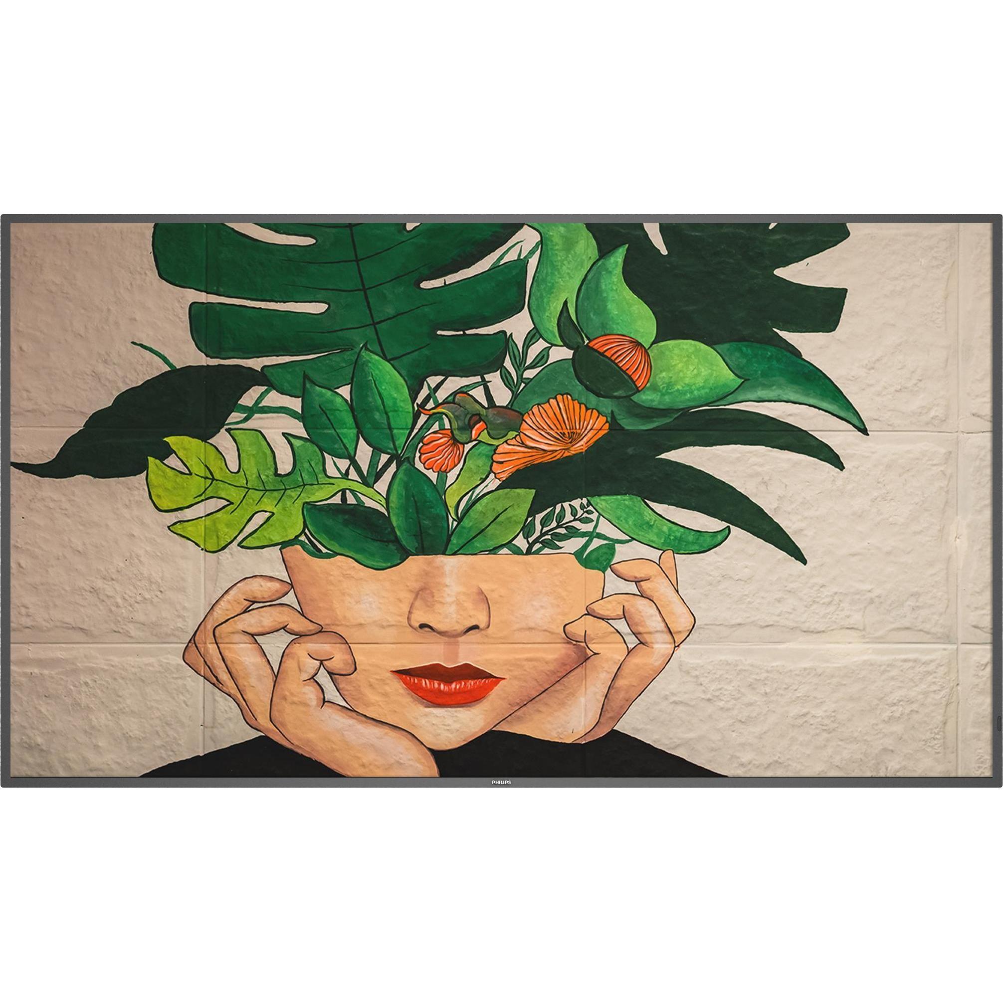 Philips D-Line 65BDL4511D 24/7/UHD/500cd (3840 x 2160 Pixel, 65"), Digital Signage, Schwarz