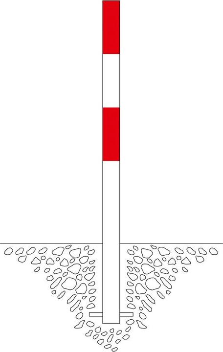 Actual product image kaiserkraft Barrier post