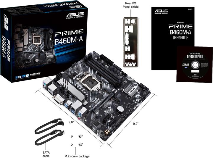 Produktbild ASUS Prime B460M-A (LGA 1200, Intel B460, mATX)