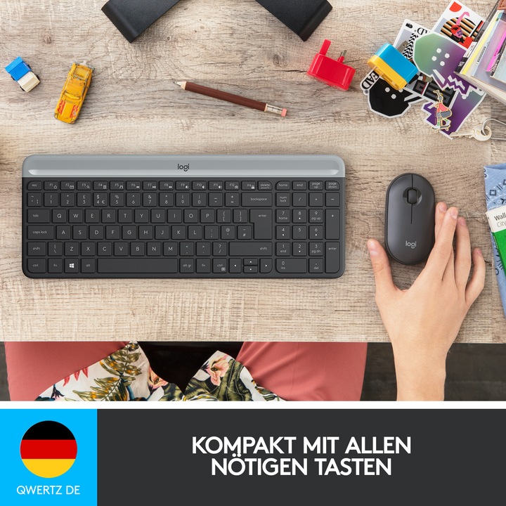 Image du produit Logitech MK470 (DE, Sans fil)