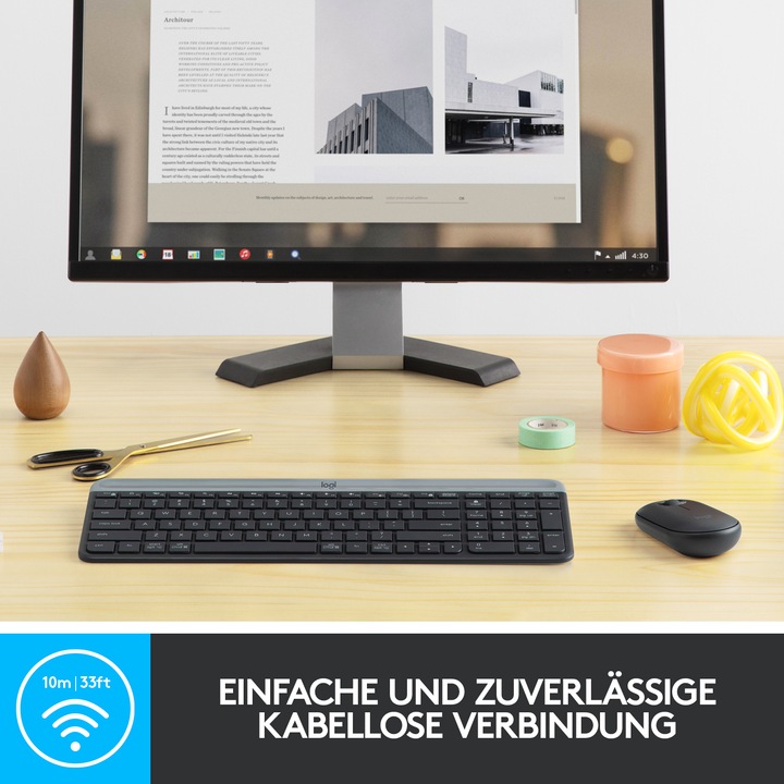 Image du produit Logitech MK470 (DE, Sans fil)