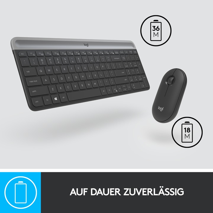 Image du produit Logitech MK470 (DE, Sans fil)