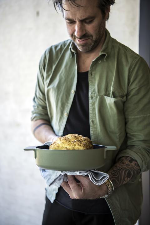 Produktbild Serax Kochtopf SURFACE lindgrün (Kochtopf, Gusseisen)