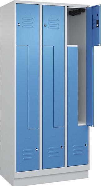 Light blue RAL 5012, Light grey RAL 7035