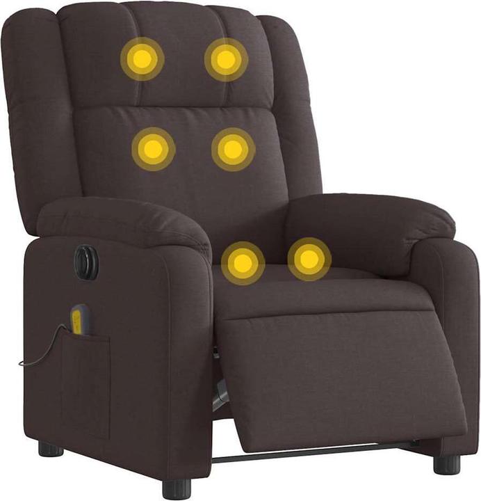 Produktbild vidaXL Massagesessel Elektrisch Stoff
