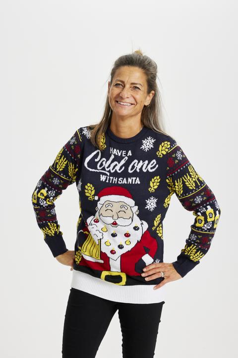 Produktbild Christmas Sweats Have a Cold One With Santa LED (XS)