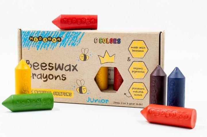 Actual product image No Name Junior beeswax crayons (6 x)