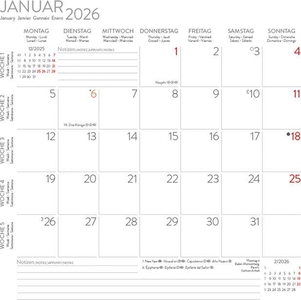 Produktbild Visual Words 2026 (30 x 30 cm)