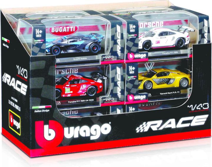 Actual product image Burago 925726.006 - Bburago ALFA ROMEO GTA RACE LIVERY - 1:43 Race