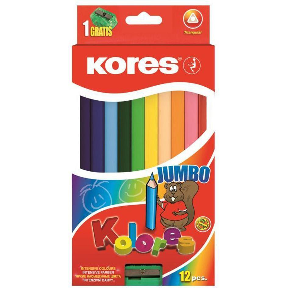 Kores, Pastelli, Kolores Jumbo (12 X)