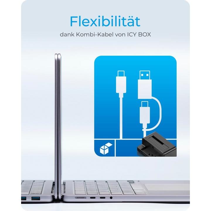 Produktbild Icy Box IB-2914MSCL-C31 (M.2, 2.5", 3.5")