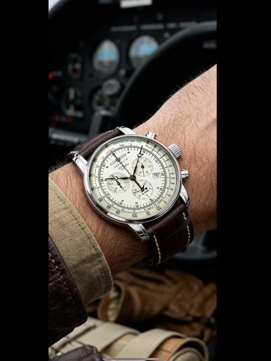 Actual product image Zeppelin 100 years (Analogue wristwatch, Chronograph, 42 mm)