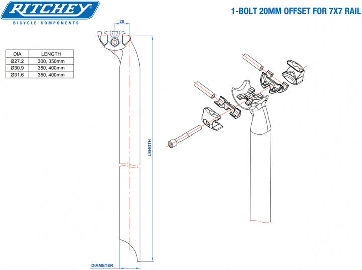 Produktbild Ritchey WCS Carbon 31.6mm (31.60 mm)