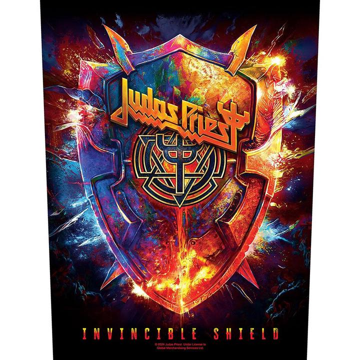 Judas Priest Invincible Shield Patch (36 x 30 cm)