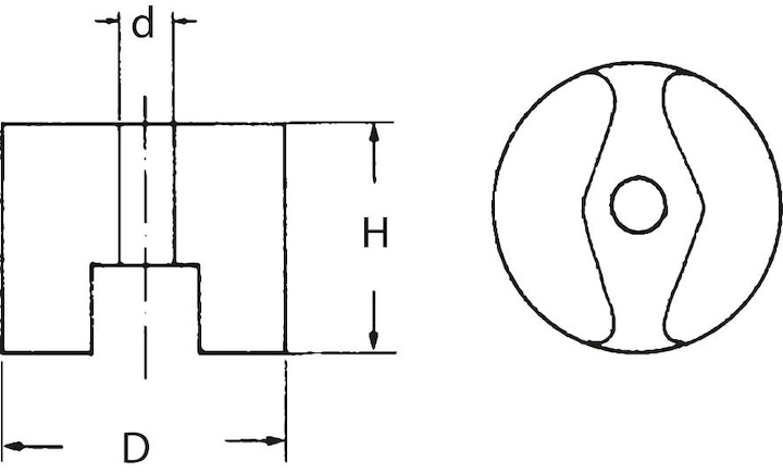 Actual product image Magni Button magnet 31.8x25.4mm FORTIS (1 x)