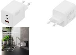 Productafbeelding Digitus USB GaN Charger 100W, 2x USB-C, 1x USB-A (100 W, 3 ports)