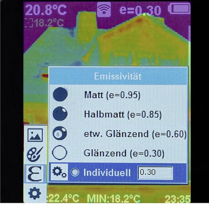 Actual product image Laserliner Connect thermal imaging camera