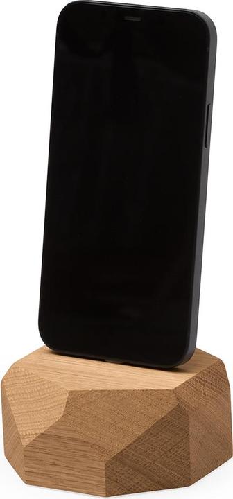 Actual product image Oakywood iPhone Dock - solid wooden iPhone stand - color Oak -