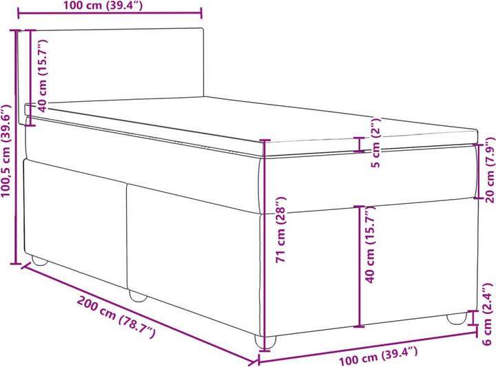 Produktbild VidaXL Kyne (180 x 200 cm)