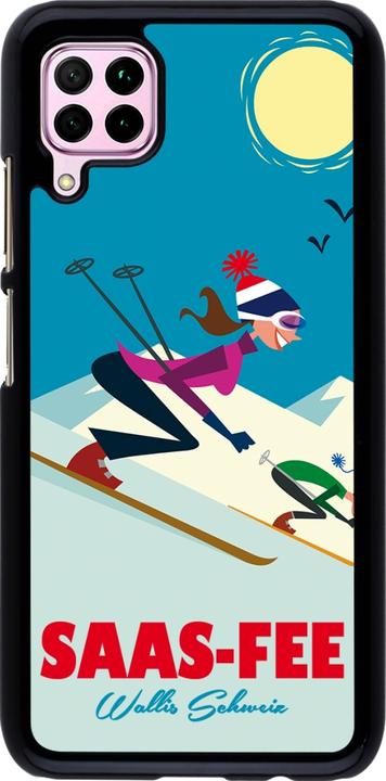 Produktbild PhoneLook Hülle Saas-Fee Ski Downhill (Huawei P40 Lite)