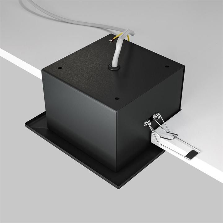 Image du produit Maytoni Metal Modern Downlight, lampe encastrée GU10 noire orientable, pivotante (GU10)