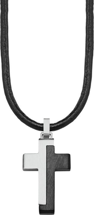 Image du produit s.Oliver Croix (Acier inoxydable, Cuir, 43 cm)