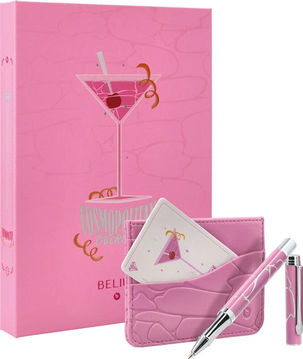 Immagine prodotto Belius Penna a sfera The Cocktail Menu (Blu, Pink)