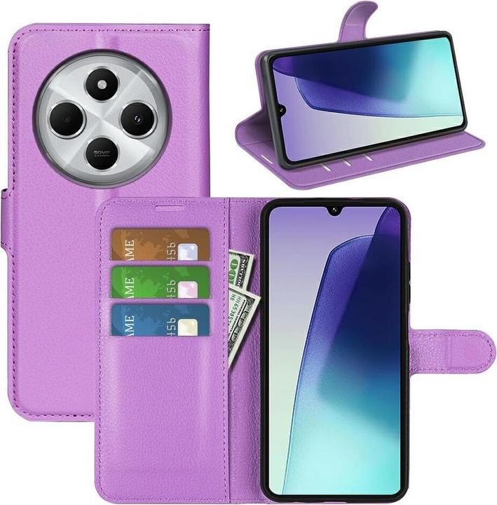 Produktbild Cover-Discount Xiaomi Redmi 14C / Poco C75 - Leder Etui Hülle (Xiaomi Poco C75, Xiaomi Redmi 14C)