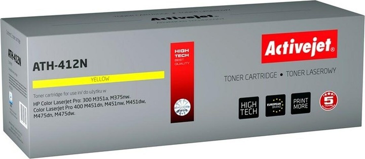Immagine prodotto Activejet Cartuccia toner ATH-412N (e) compatibile (Y)