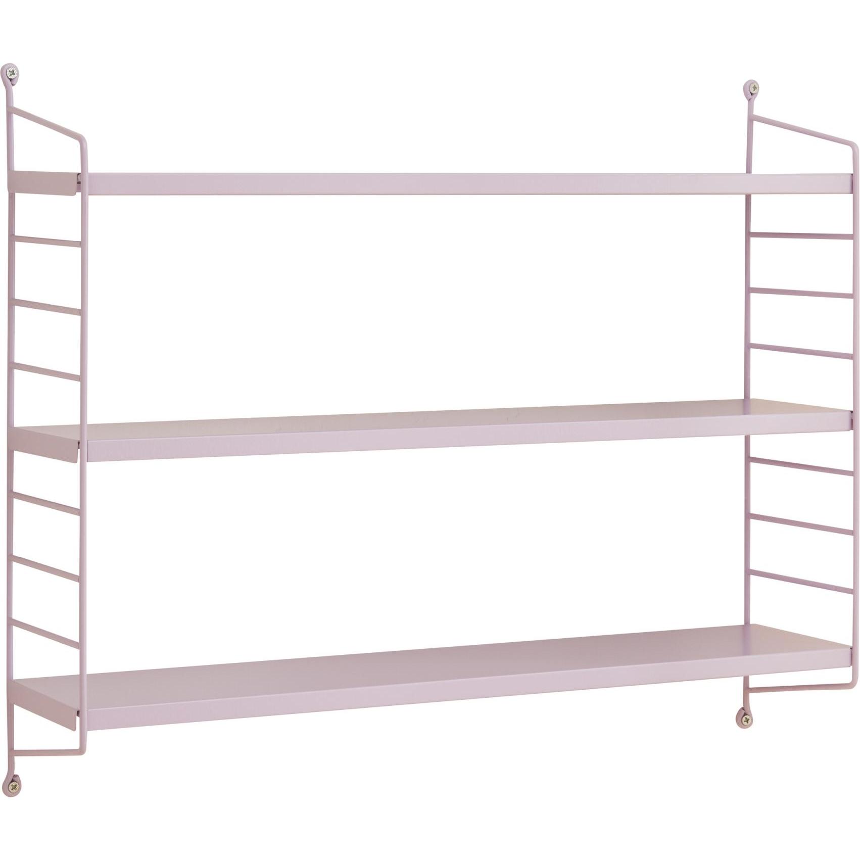 Thumbnail - En.Casa, Regal, Modulares Wandregal Strängnäs Lila, matt (60 x 15 x 50 cm)