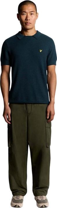 Produktbild Lyle and Scott Poloshirt Jerseyware Fischgrätmuster (L)