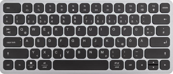 Produktbild Axagon HMC-KB keyboard USB-C 5Gbps with HUB, microSD/SD, 3x USB-A, HDMI 4K/60Hz, PD 100W, Audio, DE (Deutschland, Kabelgebunden)