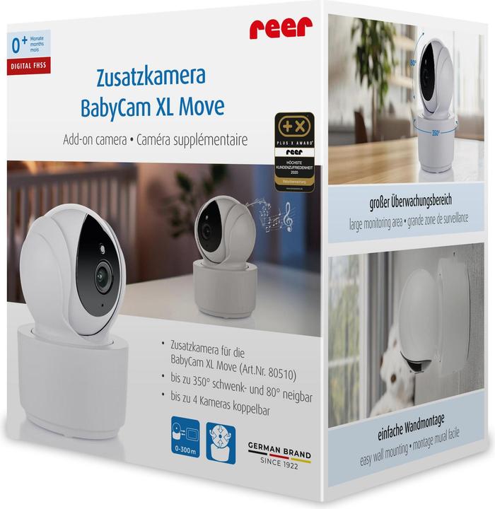 Produktbild Reer Zusatzkamera BabyCam XL Move (Babyphone mit Kamera, 300 m)