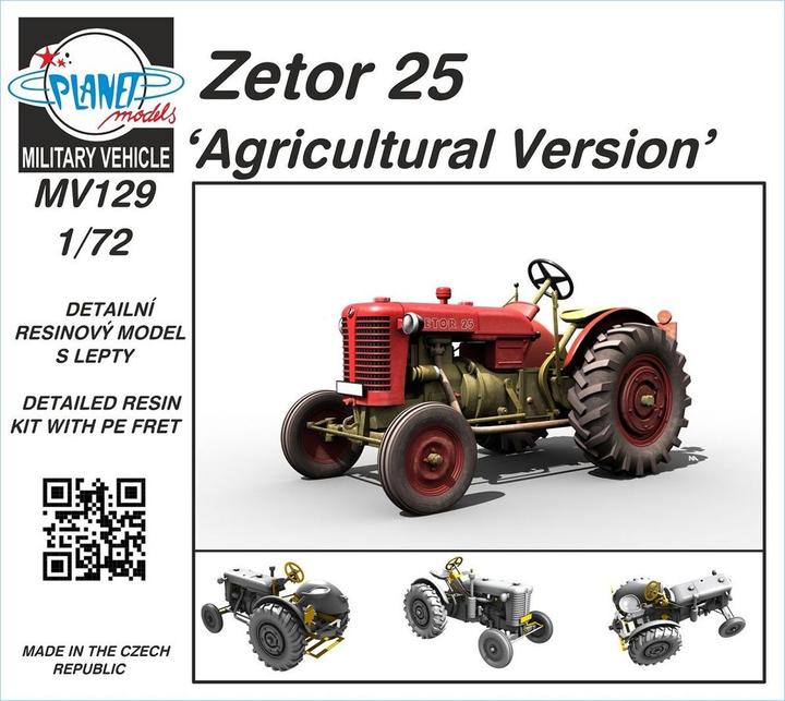 Produktbild Planet Models Zetor 25 Agricultural Version