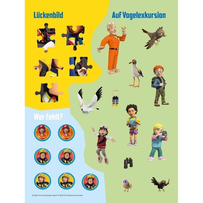 Actual product image Panini Fireman Sam: 1001 stickers: stickers - puzzles - colouring in