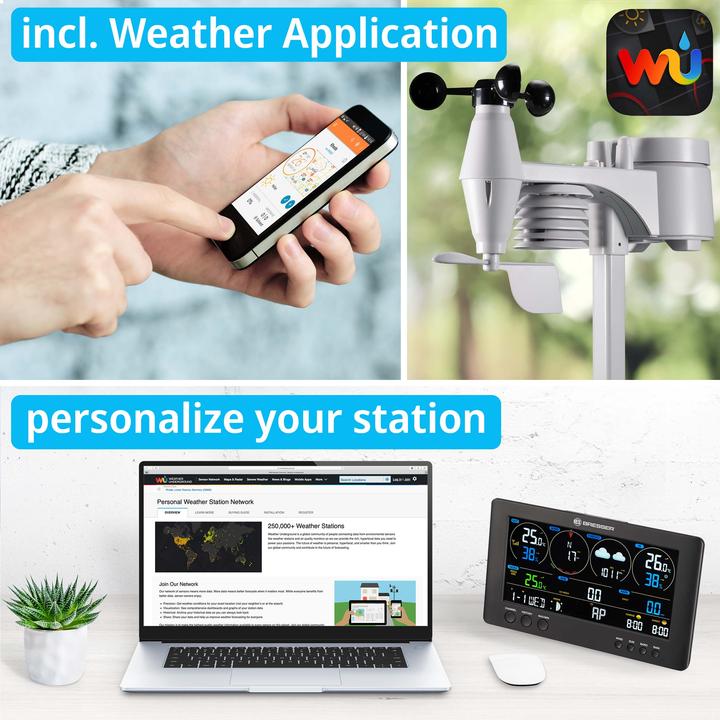 Actual product image Bresser ClearView weather station