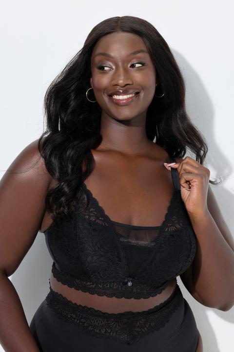 Actual product image TruYou Lace Panel Bralette (Single pack, 90 D)