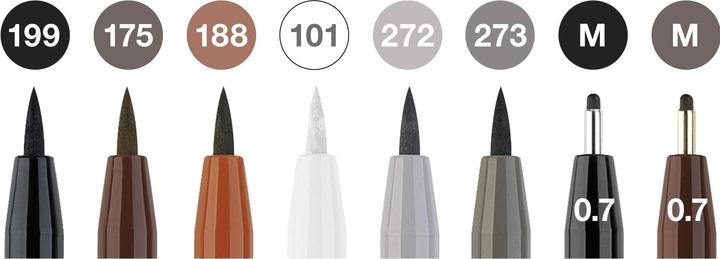 Image du produit Faber-Castell Crayon feutre Pitt Artist (8 x)