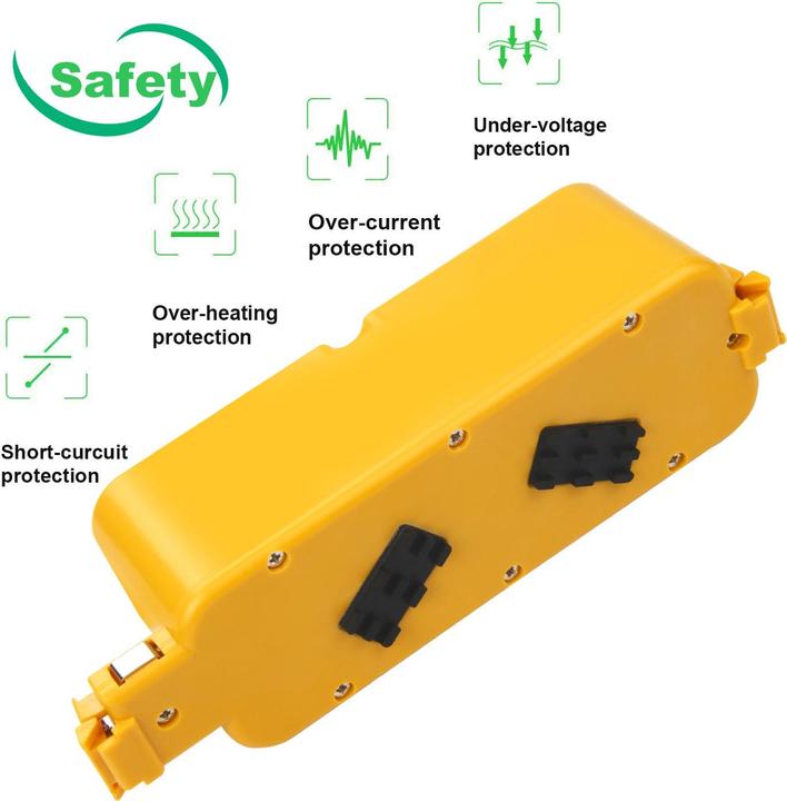 Actual product image Acconic Battery f. iRobot 400 Roomba 405 410 415 416 418 4000 4100 4105 4110 4130