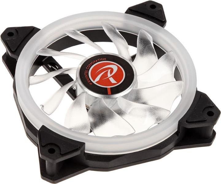Produktbild Raijintek Iris 12 Rainbow A-RGB LED-Lüfter, 3er Set inkl. Controller (120 mm, 3 x)