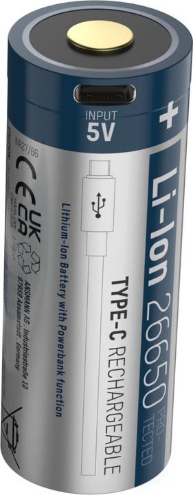 Immagine prodotto Ansmann Ricaricabile di tipo C (1 pz., 26650, 5100 mAh)