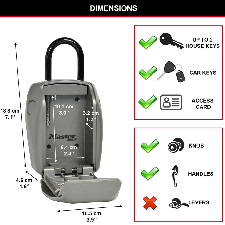 Actual product image Master Lock select access