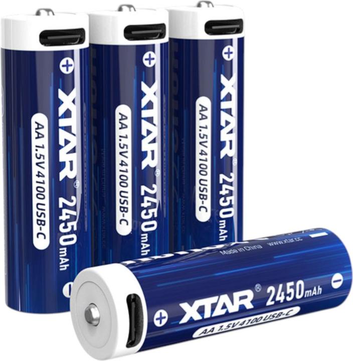 Actual product image Xtar 4x R6/AA (4 pcs., AA / LR6 / LR06 / Mignon / R6 / R14505, 2450 mAh)