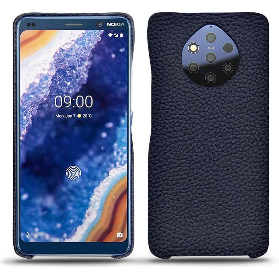 Noreve Lederschutzhülle (Nokia 9 PureView), Smartphone Hülle, Violett