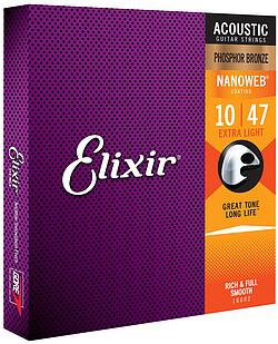 Actual product image Gore Wear Elixir 16002 Ph. Bronze Nano XL 010/047 (6x, Guitar, 0.05")