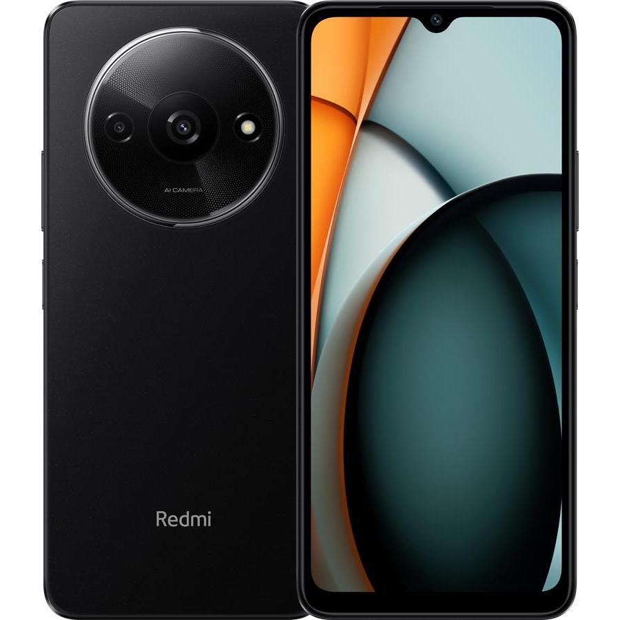 Xiaomi Redmi A3 (128 GB, Midnight Black, 6.71", Dual SIM, 4G), Smartphone, Schwarz