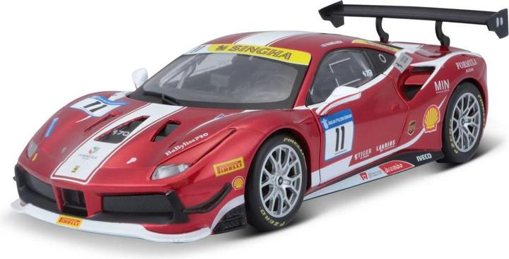 Immagine prodotto Bburago Ferrari Racing kit 488 Challenge 1/24 rosso