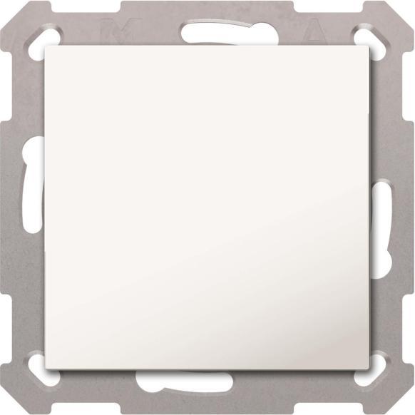 MDT BE-TAL55B1.01, Pulsante + Interruttore, Bianco