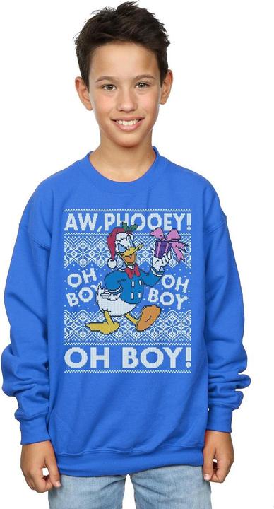 Immagine prodotto Disney Donald Duck Christmas Fair Isle Felpa Ragazzi (140, 146)