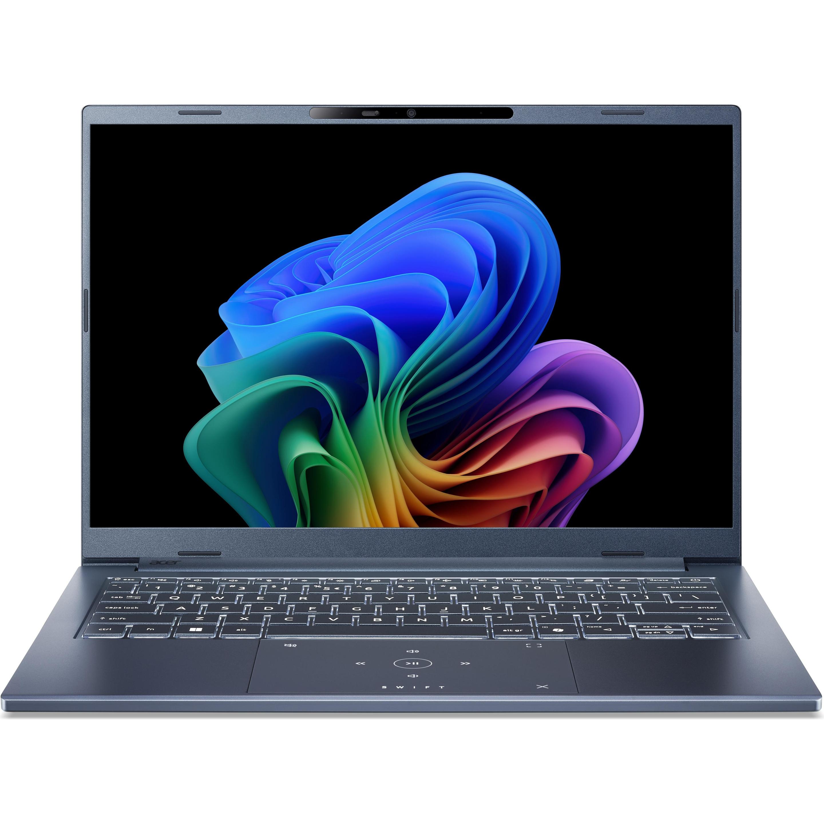 Acer Swift Go 14 AI OLED (14", 1000 GB, 32 GB), Notebook, Blau
